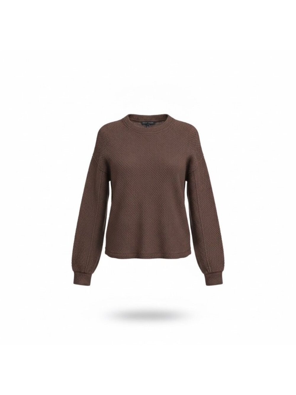 Banana Republic Womens Brown Crew Neck Knit Sweater Lightweight Sz S